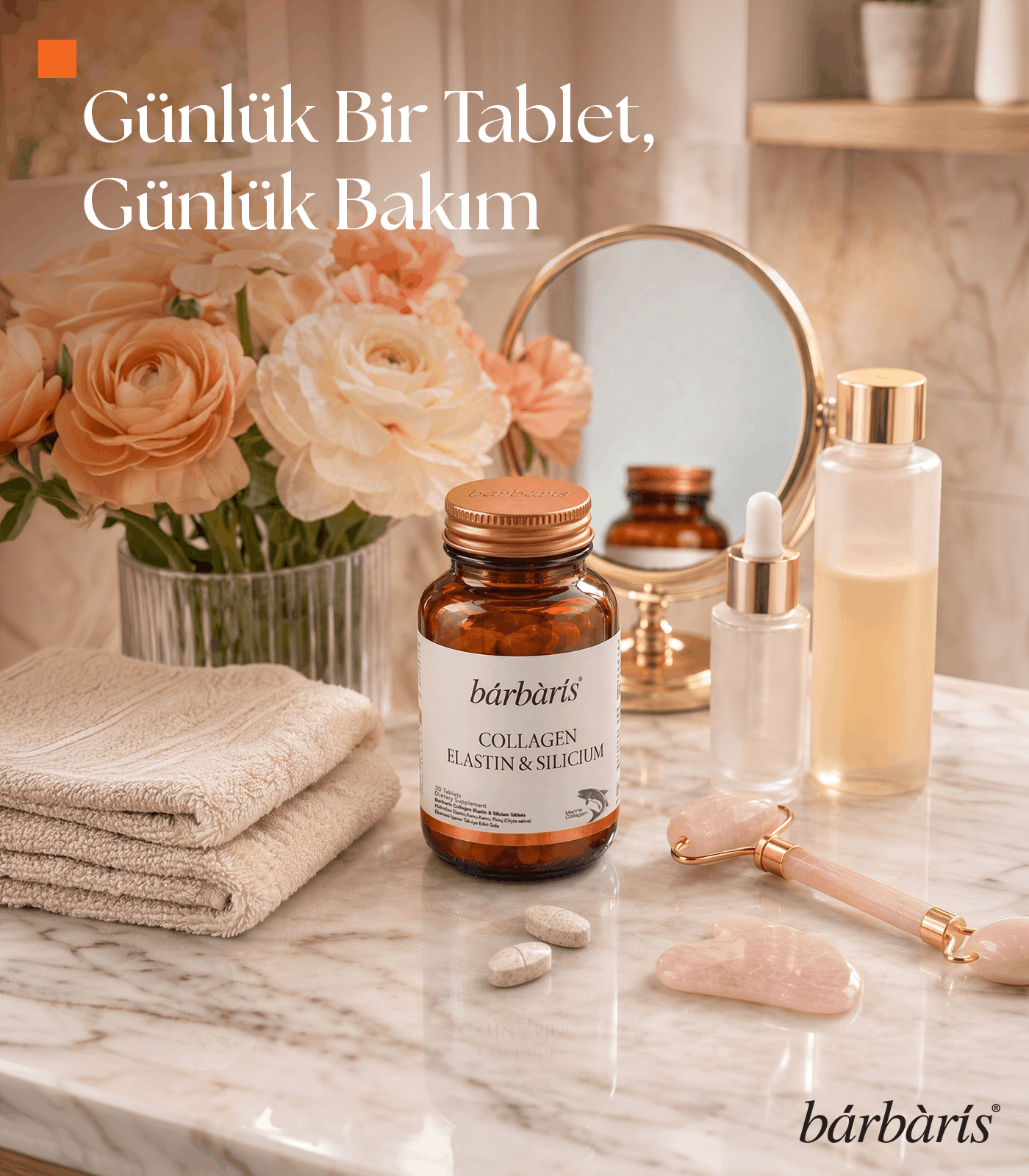 Barbaris Collagen Elastin&Silicium 30 Tablet - 3 Paket - Görsel 5